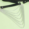 Subblime cinturón de cadenas cuero negro talla única
