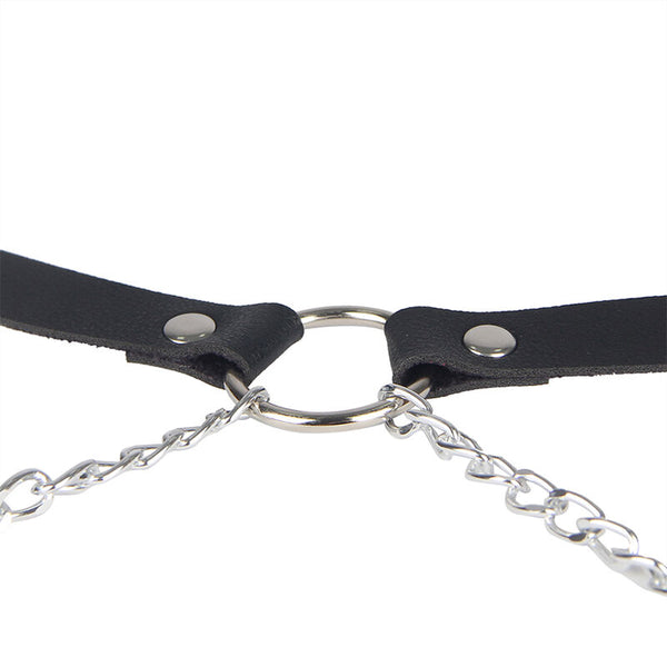 Subblime arnés forma cinturon cuero negro talla única