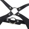 Subblime arnés cuerpo entero con hebillas cuero negro talla única