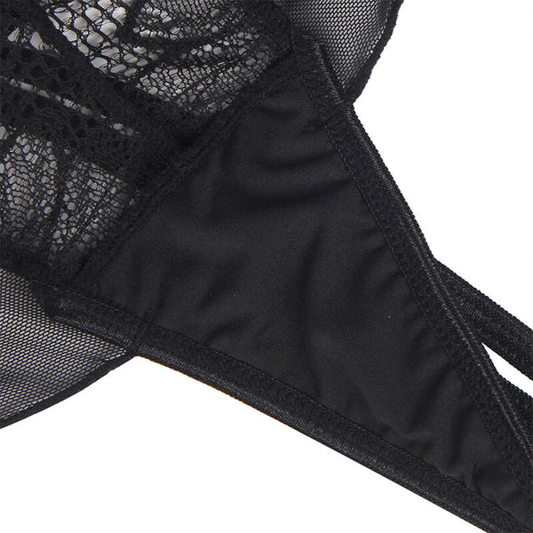 Subblime teddy cuello halter espalda descubierta encaje negro