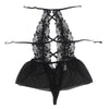 Subblime teddy cuello halter espalda descubierta encaje negro