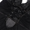 Subblime babydoll con tirantes ajustables de encaje negro