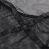 Subblime vestido transparente cuello halter negro