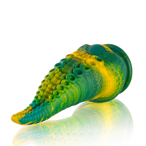 Epic cetus dildo tentáculo verde tamaño grande