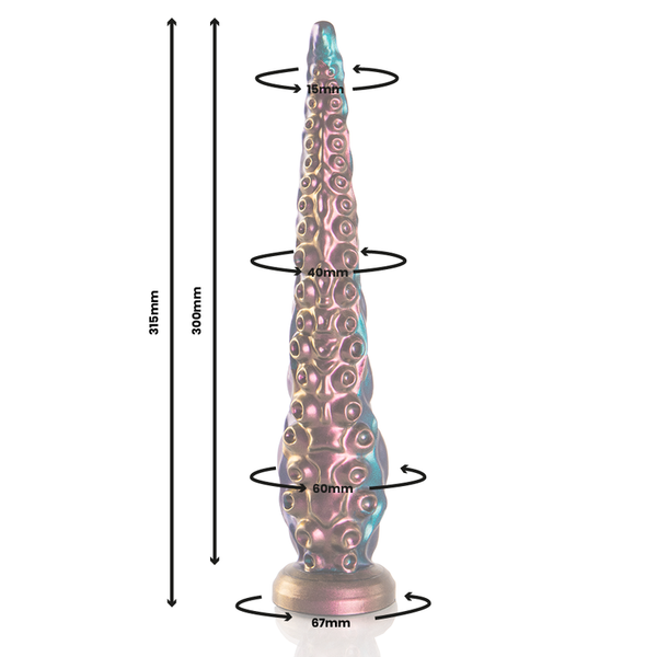 Epic charybdis dildo tentáculo tamaño grande