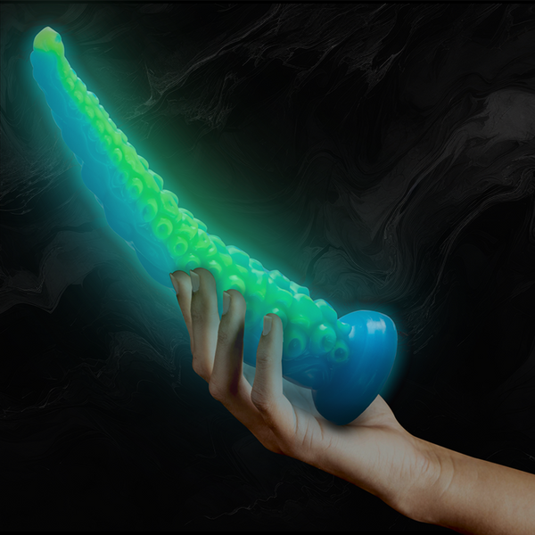 Epic scylla dildo tentáculo fino fluorescente tamaño grande