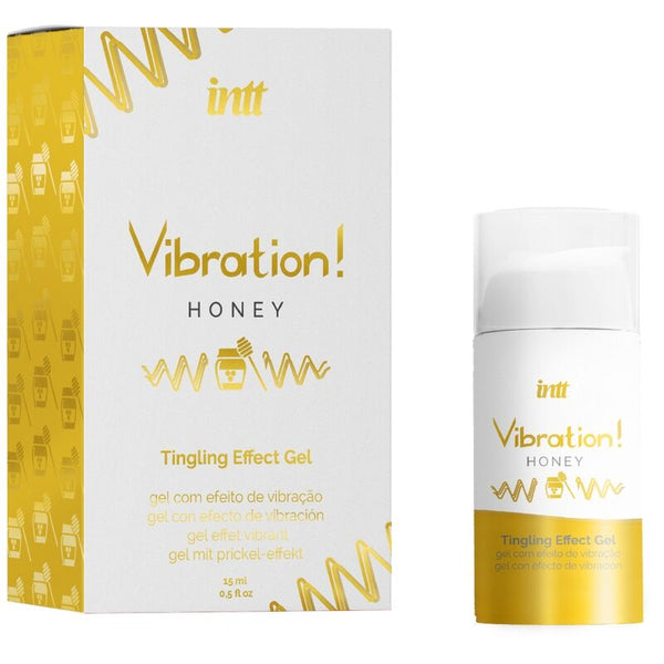 Potente estimulante íntimo gel vibrador liquido miel 15 ml
