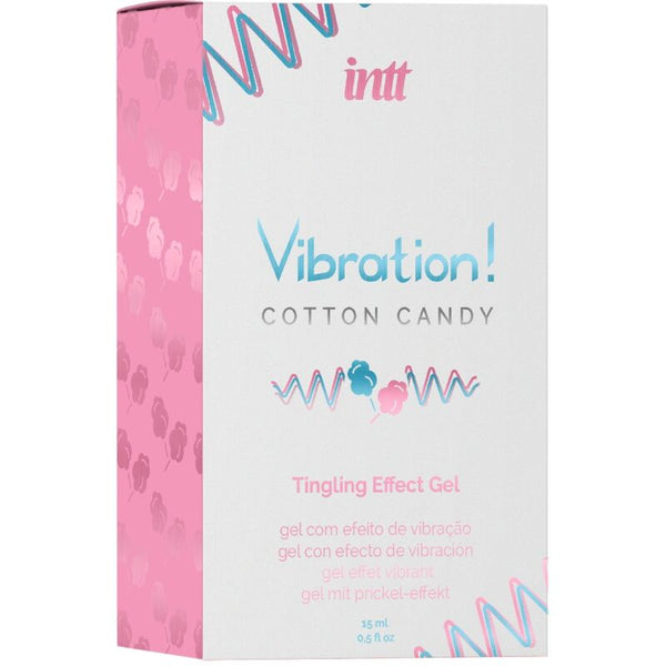 Potente estimulante íntimo gel vibrador liquido algodón de azúcar 15 ml