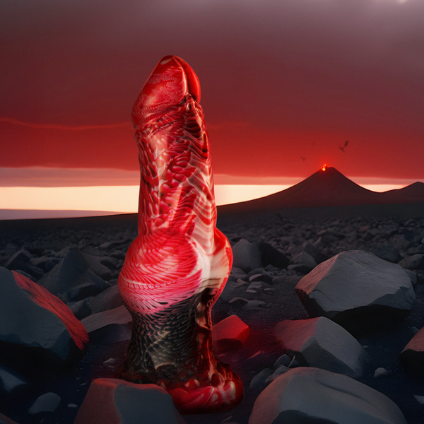 Epic helios dildo con testículos calor y éxtasis