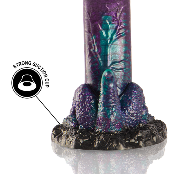 Epic basilisk dildo doble placer escamoso tamaño pequeño