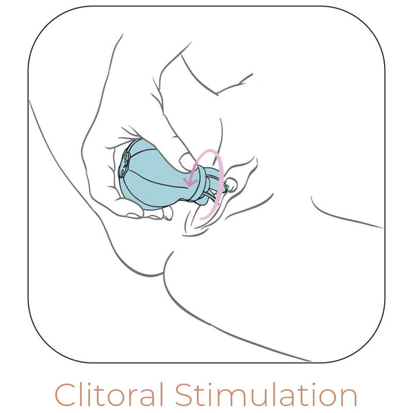 Caress estimulador clítoris azul