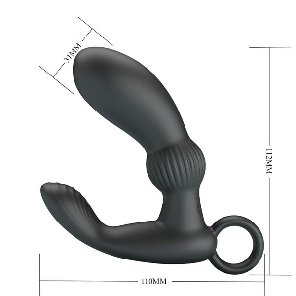 Cayla masajeador vibrador anal negro
