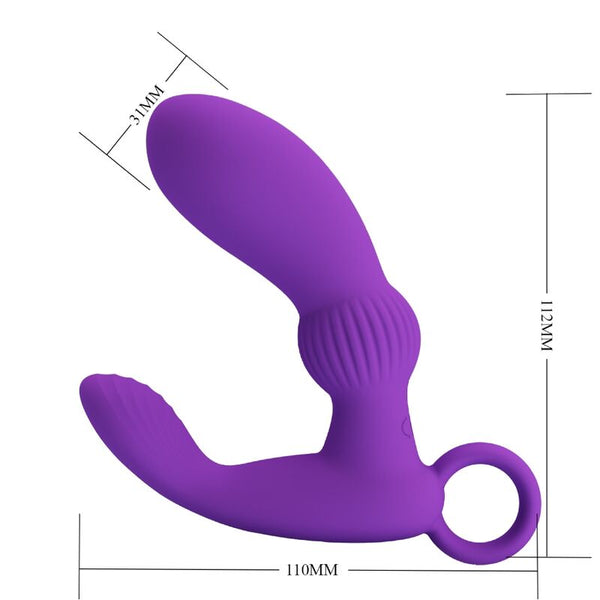 Cayla masajeador vibrador anal lila