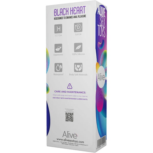 Black heart estimulador anal