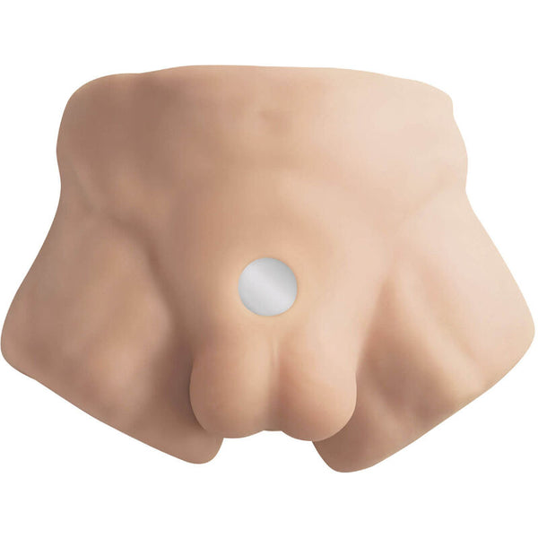 Silexd apollo s torso bajo realístico masculino