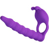 Blackney anillo pene con plug vibrador lila