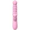 Vibrador multifunción con lengua estimuladora efecto calor rosa