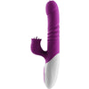 Vibrador con movimiento de empuje, doble lengua y calor violeta