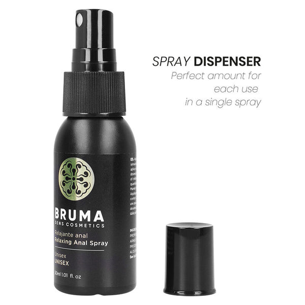 Bruma spray relajante anal unisex