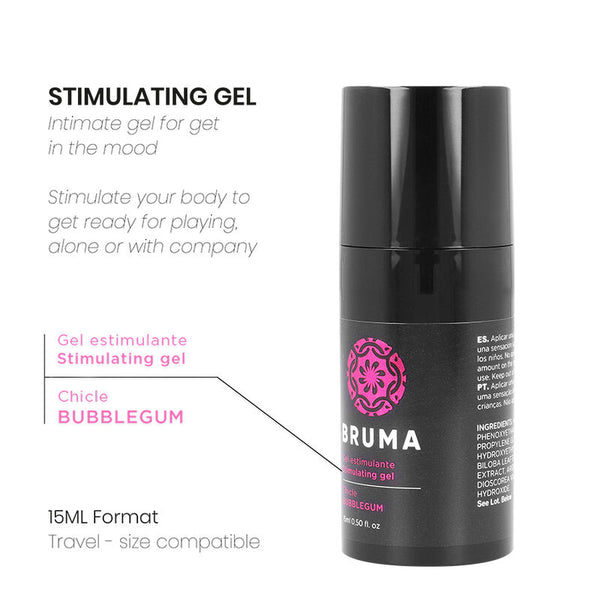 Bruma onagra orgasm gel sabor chicle