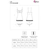 Livco zerunam set babydoll con tanga negro