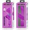 Vibrador rabbit multifunción 4 en 1 mariposa fucsia pretty love
