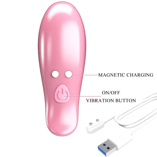 Pretty leaf pinzas vibratorias para pezones rosa