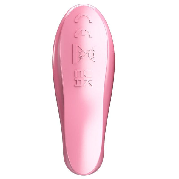 Pretty leaf pinzas vibratorias para pezones rosa