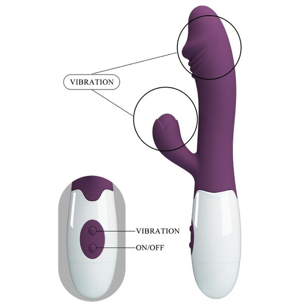 Snappy vibrador Punto G morado