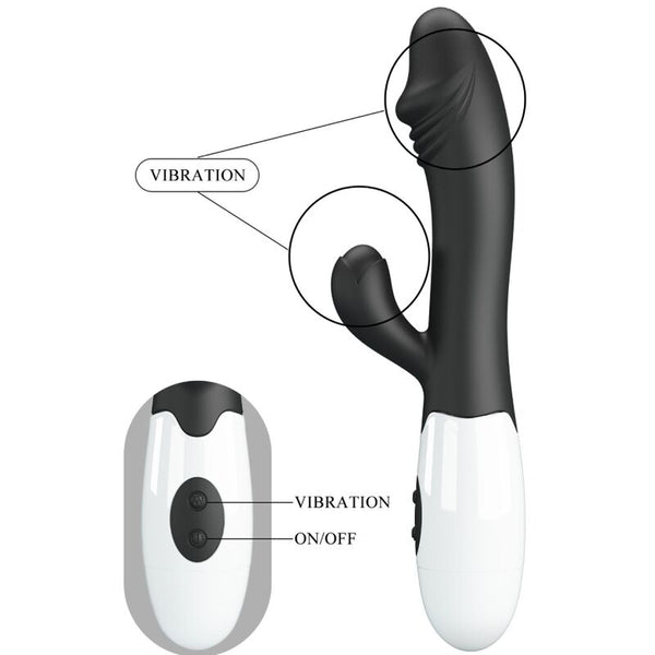 Snappy vibrador Punto G negro