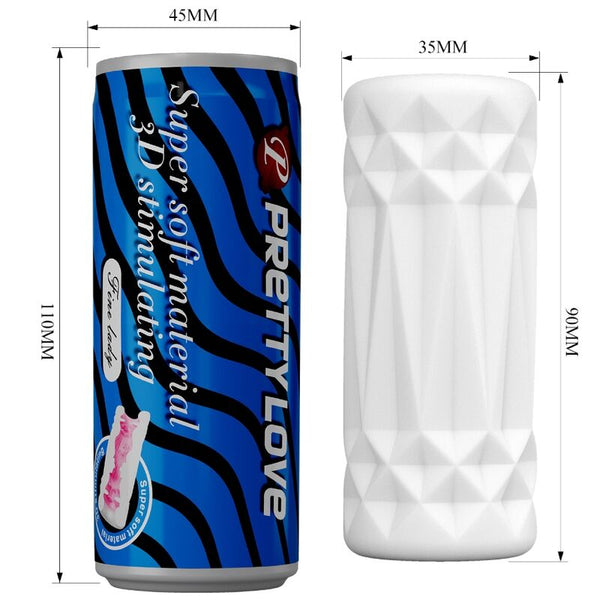 Pretty lata masturbador masculino 3d modelo 2
