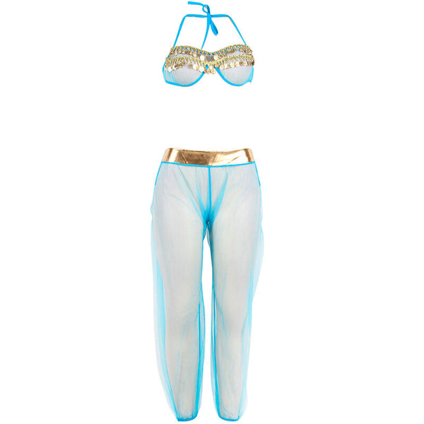 Subblime set de lenceria india style azul