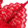 Subblime babydoll satinado con encaje rojo