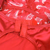 Subblime babydoll satinado con encaje rojo