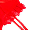 Subblime teddy con liga detalle encaje y tiras rojo