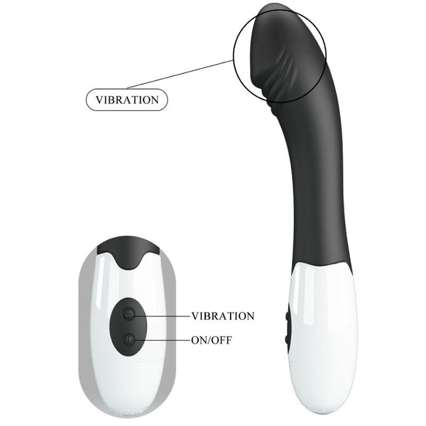 Elemental vibrador Punto G 30 modos negro