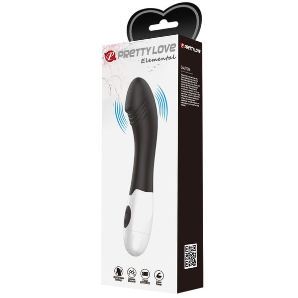 Elemental vibrador Punto G 30 modos negro