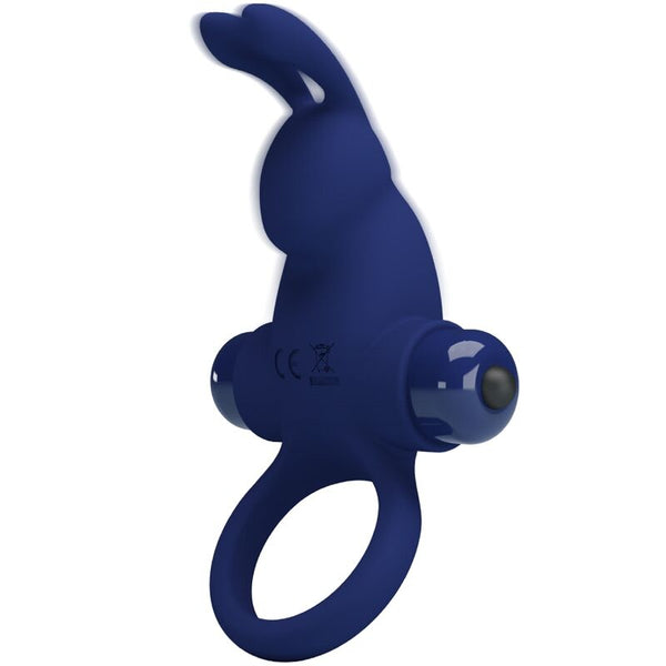 Pretty jiro anillo rabbit con vibración azul