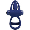 Mat doble anillo con vibración y estimulador azul
