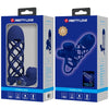 Giann anillo vibrador con funda de silicona azul