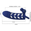 Altaf anillo vibrador con funda de silicona azul