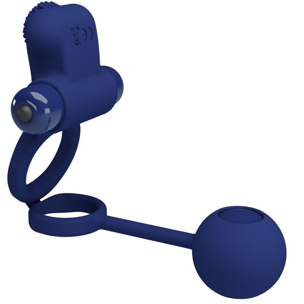 Remington doble anillo vibrador con plug azul