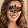 QUEEN LINGERIE - ANTIFAZ DE ENCAJE NEGRO MODELO 2