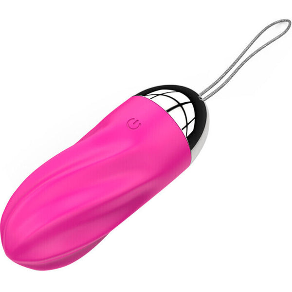 Sweety huevo vibrador espiral control remoto rosa
