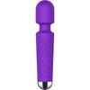 Masajeador y vibrador violeta