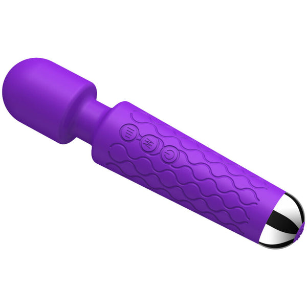 Masajeador y vibrador violeta