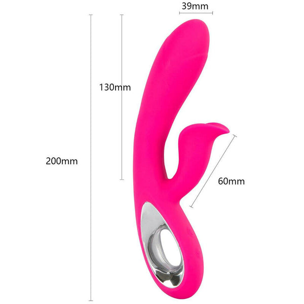Daro vibrador y estimulador pull ring fucsia