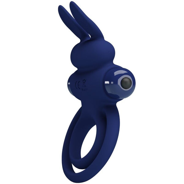 Darey doble anillo vibrador rabbit azul