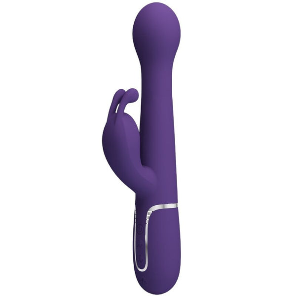 Dejon vibrador rabbit 3 en 1 multifunción morado