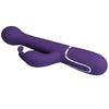 Dejon vibrador rabbit 3 en 1 multifunción morado